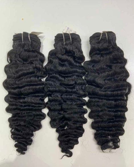 Raw Burmese Curly Bundle Human Hair