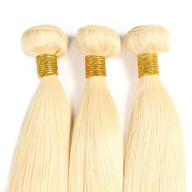 Straight Hair Bundle - Blonde 613