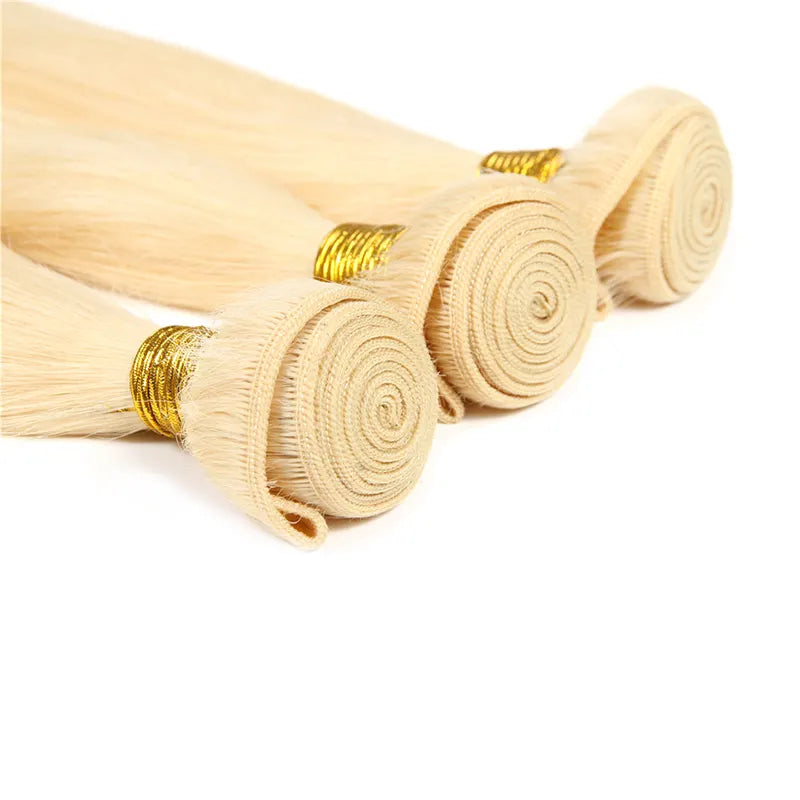 Straight Hair Bundle - Blonde 613